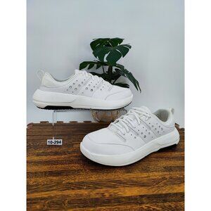 Crocs Men's On The Clock Work White Sneakers Size 10 US